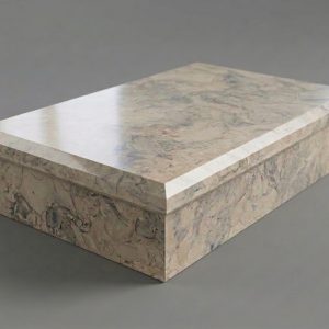 سنگ پله دوبل مرمریت - رنگی طرح دار